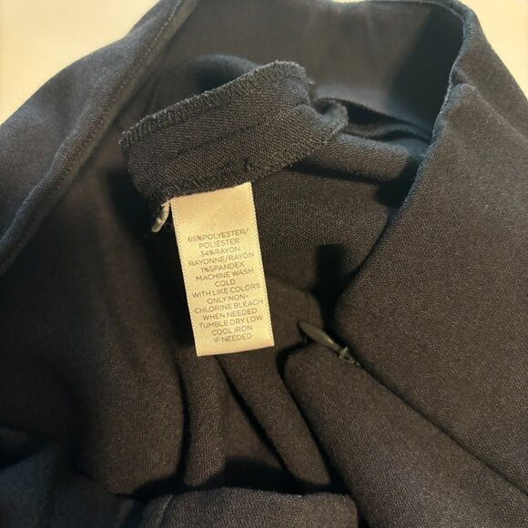 Ann Taylor Loft Midi Skirt Dark Gray Skirt Work Office Size 8 Size Medium - Picture 7 of 8